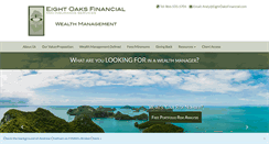 Desktop Screenshot of eightoaksfinancial.com
